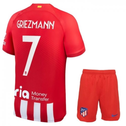 Dječji - Dresovi Komplet Atlético Madrid Griezmann 7 Domaći 2023-24 Dječji - Dresovi Komplet Atlético Madrid Griezmann 7 Domaći 2023-24